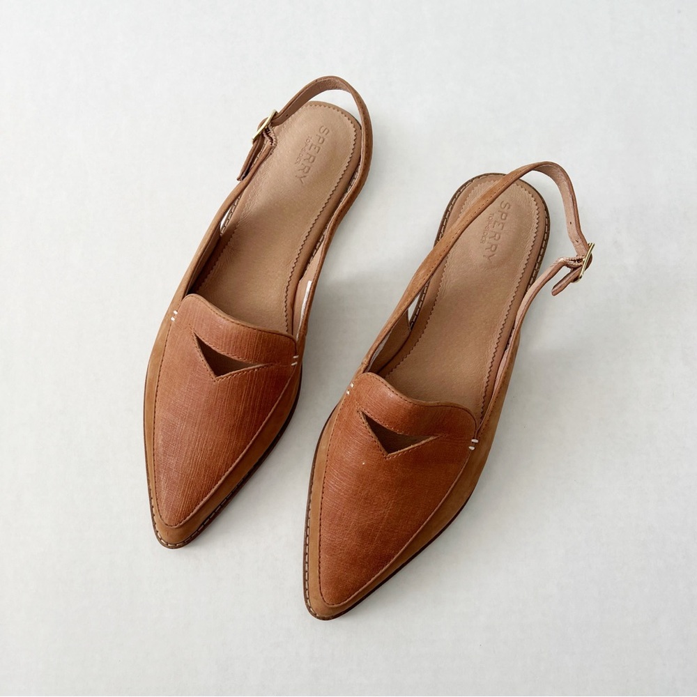 SPERRY | Saybrook Slingback Leather Shoes